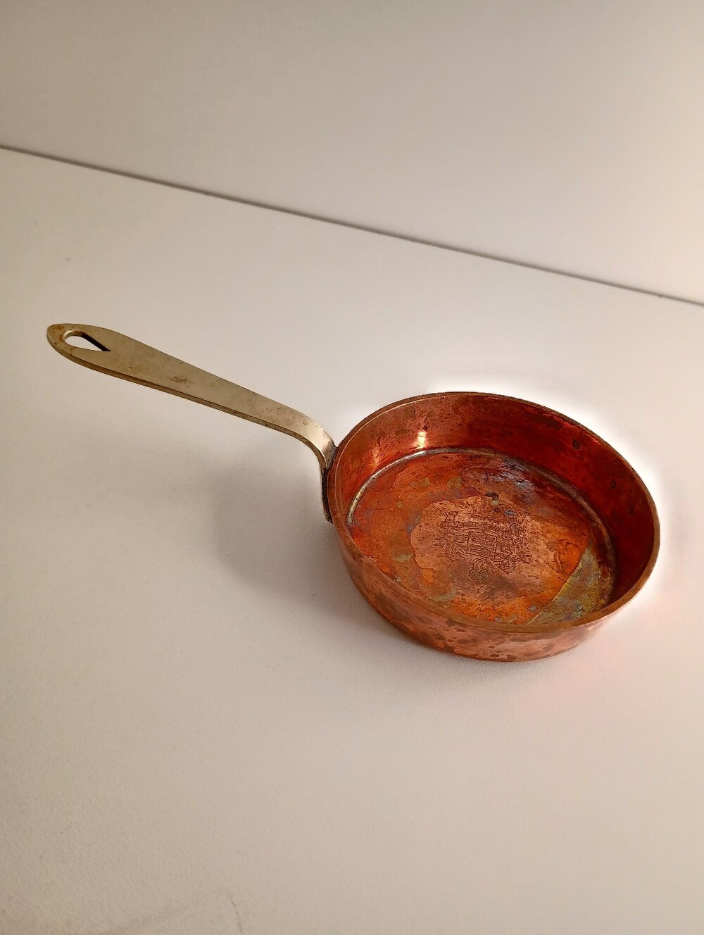 3" Restaurant Lasserre Paris Souvenir Copper Pan - Picture 8 of 9